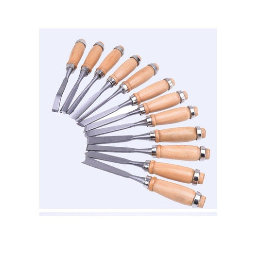 Professional 12 Pcs Chisel Set Carpenters Woodworking