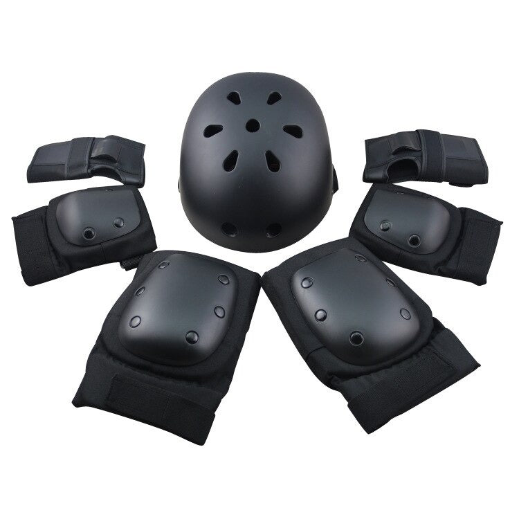 Skate Protective Kit for Kids/ Adults Skateboard Helmet and Pads Protective Gear for Skateboarding