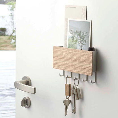 Wooden  Storage Rack Key Holder for Wall Key Hanger