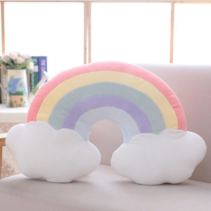 rainbow pillow