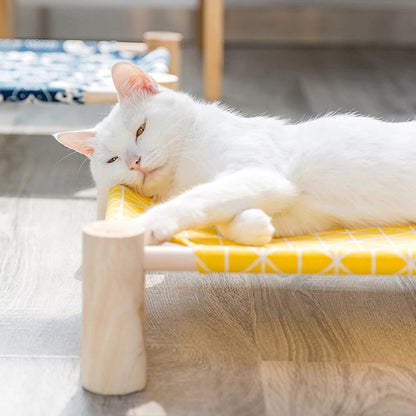 raised cat bed