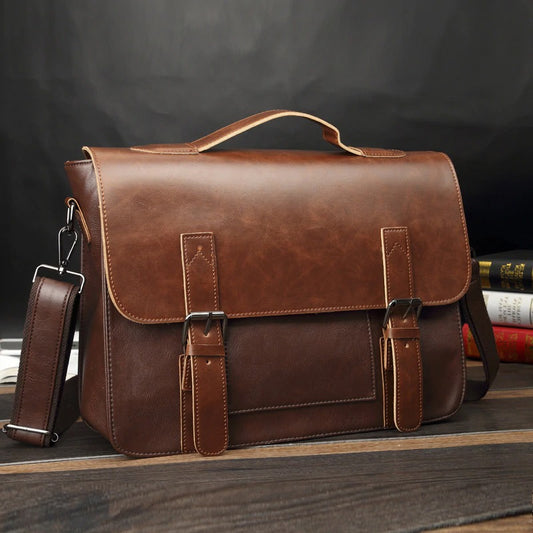 Crazy Horse Leather Backpack