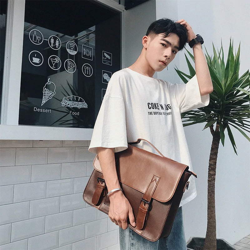 Crazy Horse Leather Backpack
