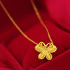 Image of Butterfly Charm Pendant Necklace.