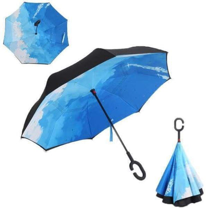 Upside Down Reverse Double Skin Umbrella