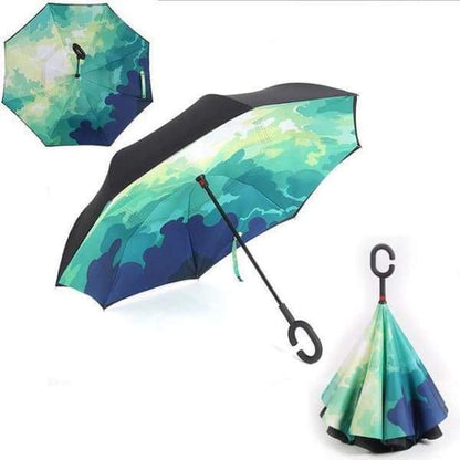 Upside Down Reverse Double Skin Umbrella