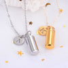 Image of Hourglass Urn Necklace ‑ Necklace For Ashes ‑ Cremation Jewelry