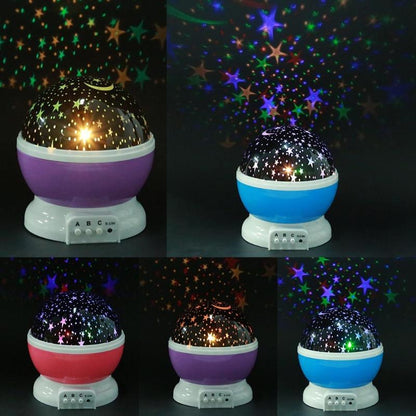 Starry Night Sky Bedroom Night Light Projector for room