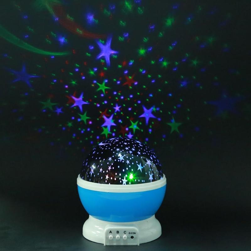 Starry Night Sky Bedroom Night Light Projector for room