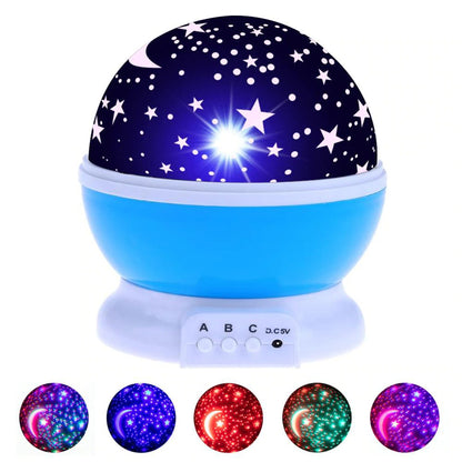 Starry Night Sky Bedroom Night Light Projector for room