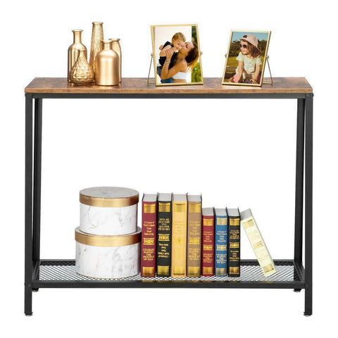 Thin Narrow Console Table Metal Frame