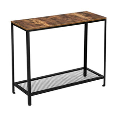 Thin Narrow Console Table Metal Frame