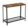 Image of Thin Narrow Console Table Metal Frame