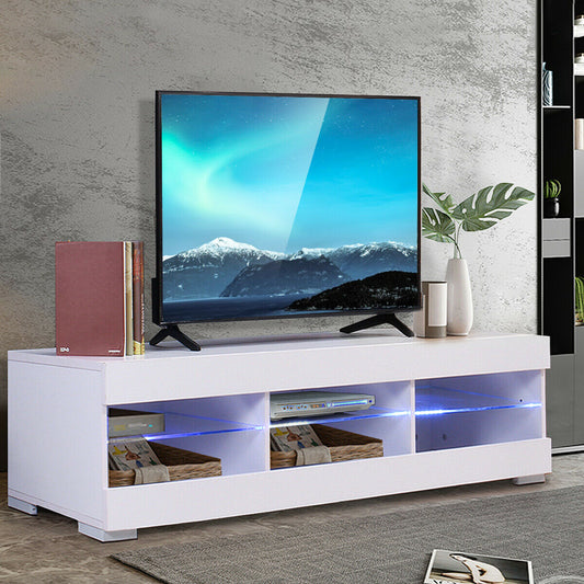 65 Inch Tv Stand Media Console Modern Cabinet Tv Stand with Led Lights