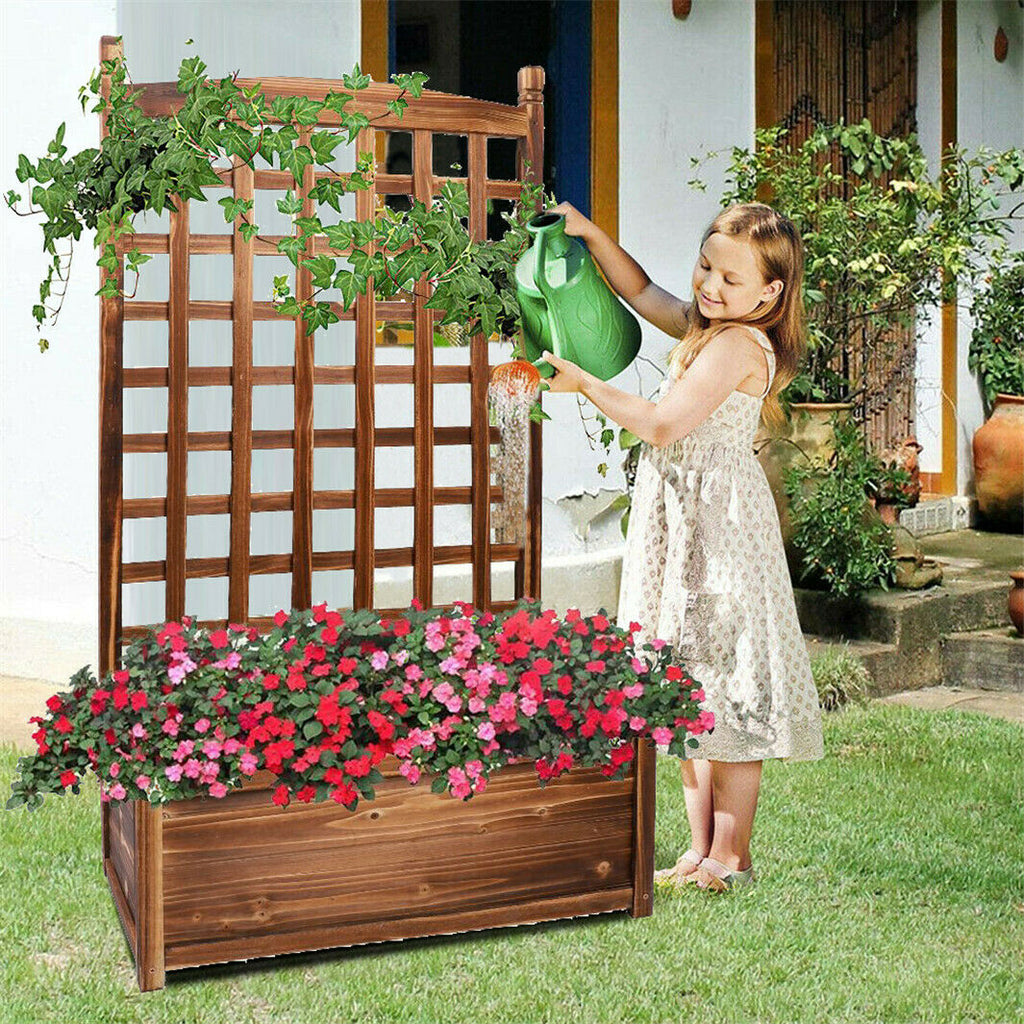 Raised Garden Bed Kit Wood Planter Box