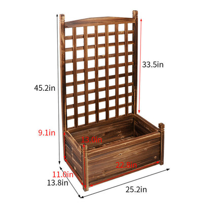 Raised Garden Bed Kit Wood Planter Box