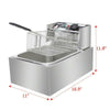 Image of Electric Countertop Deep Fryer Basket 2500W 6L