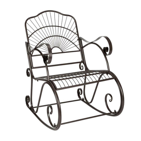 Vintage All-Weather Outdoor Rocking Chair Patio Rocking Chair
