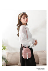 Women's Mini Backpack Purse Luxury PU Leather Small Backpack Purse Small Back Bag