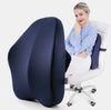 Image of Orthopedic Office Chair Cushion Memory Foam Seat Cushion Lumbar Hemorrhoid Coccyx