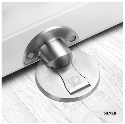 Magnetic Door Stopper Stainless Steel Doorstop Hidden Door Holder Catch Floor