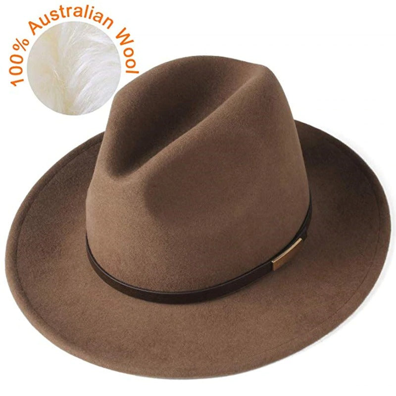 Australian Wool Fedora Hat for men and women