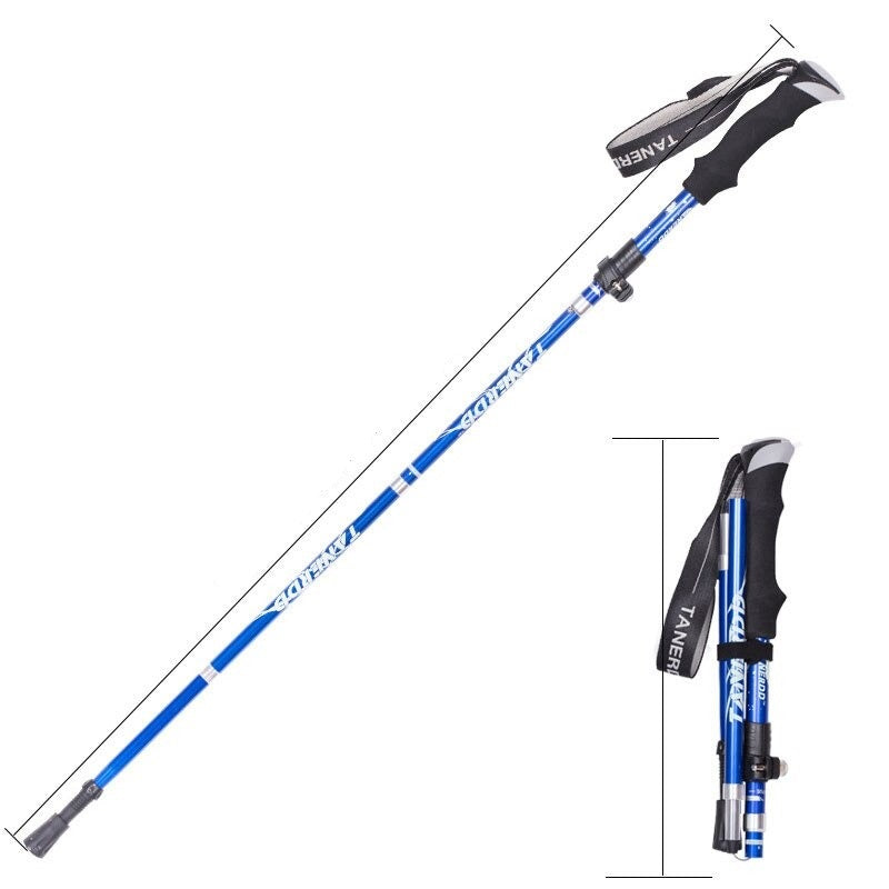 Foldable Walkig Stick for Hiking Portable Trekking Poles Ultralight Hiking Poles