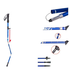 Foldable Walkig Stick for Hiking Portable Trekking Poles Ultralight Hiking Poles